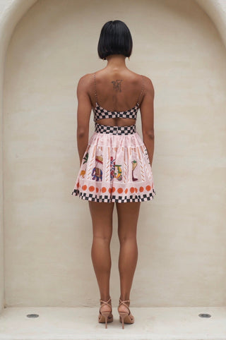 India Pink Mini Dress