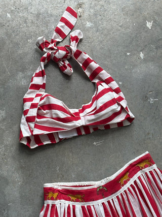Riviera Rouge Halter top