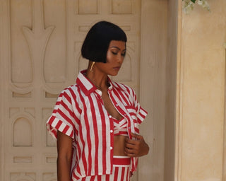 Kyoto Stripe Shirt Top