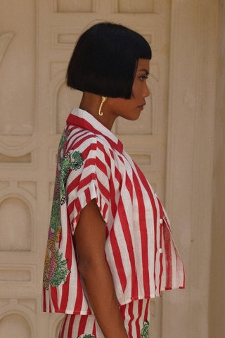 Kyoto Stripe Shirt Top