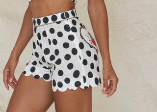 Love polka Shorties