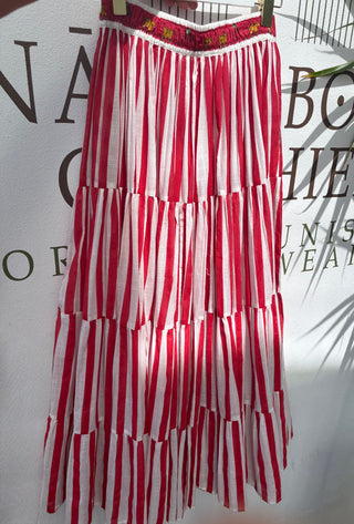 Sienna Stripe Maxi Skirt